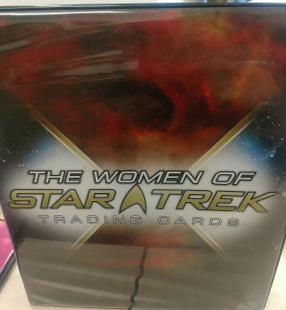 Women Of Star Trek Trading Card Album - Binder