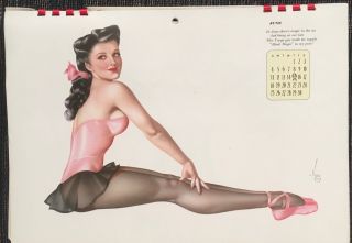 Complete Esquire Vargas Pinup Calendar 1944 - Highly Collectible 2