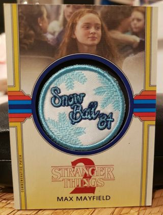 2019 Topps Stranger Things 2 Max Mayfield Snow Ball 