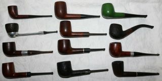 (36) Vintage Estate Pipes w/ Wood Display Rack - Includes (25) Kaywoodies & More 9
