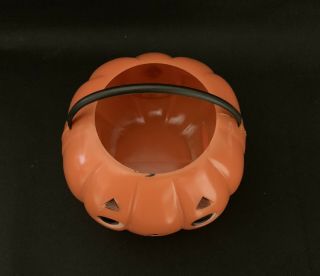 Vintage Halloween Plastic Kokomold? Jack O Lantern Halloween Candy Container 4