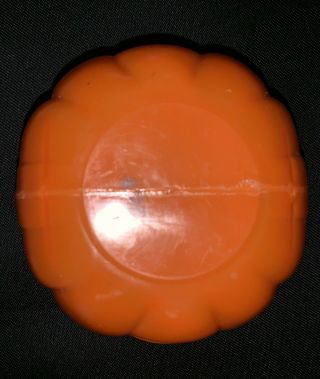 Vintage Halloween Plastic Kokomold? Jack O Lantern Halloween Candy Container 7