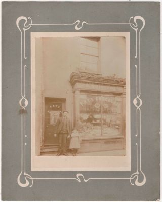 Orig Edwardian Newsagent,  Tobacconist,  Sweet Shop Photograph,  Sevenoaks,  Kent