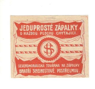 Old Matchbox Label/s 194 Austria / Czechoslovakia
