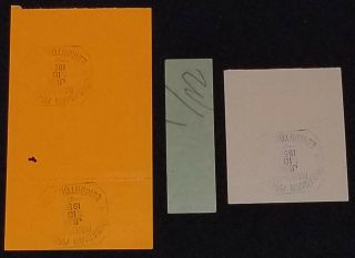 1950 - CANADIAN PACIFIC RAILWAY - TICKET,  RECEIPT,  WATER CUP - (8) 5