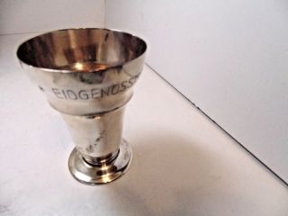 Shooting Trophy Cup Eidgenossisches Schützenfest 1924 Aarau 800 Silver