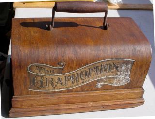 Antique Key Wind Columbia Graphophone Type B In Case 108148 Pat.  1894 N/r