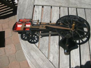 Antique CENTRAL SCIENTIFIC Co.  Chicago Il.  Cast Iron Cut Away Steam Engine Model 3