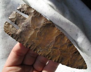 Authentic 4 7/8 " Calf Creek Arrowhead Found In Cherokee Co.  Kansas