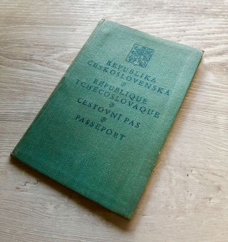 Two Czechoslovakian 1931 & 1935 Collectible Passports