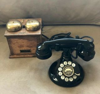 Vintage Antique Western Electric 102/202 (?) Telephone With Ringer Box