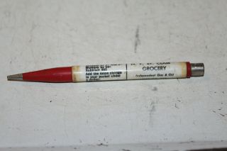 Vintage Leesburg Alabama N.  F.  St.  Clair Grocery Mechanical Pencil Ala Al Rare