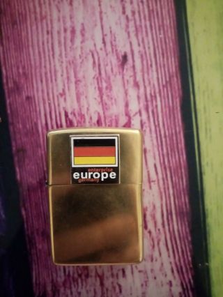 Zippo Solid Brass Comes With 1987 Zippo Insert Fully