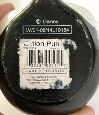 DISNEY Mickey Mouse Liquid Soap or Lotion Pump Dispenser - UNIQUE 3