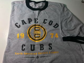 Official Vintage 1974 Cape Cod Cubs Nahl T - Shirt 2xl