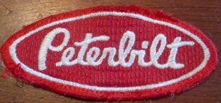 Peterbilt Patch Vintage Truck Trucking Iron - On Embroidered Sew On