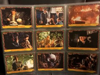 Indiana Jones™ Trading Cards Raiders Of The Lost Ark Topps Collectors Set