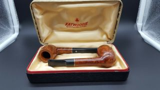 Kaywoodie Pipe Set - Vintage - Unsmoked - In Origianl Case