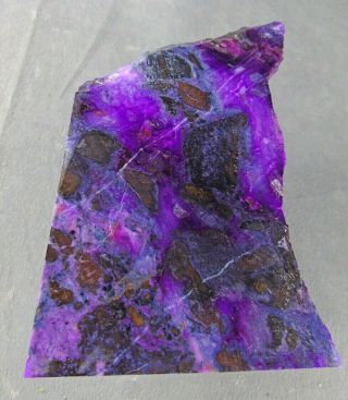 Dkd 53q/ 87.  7grams Natural Purple Sugilite Slab