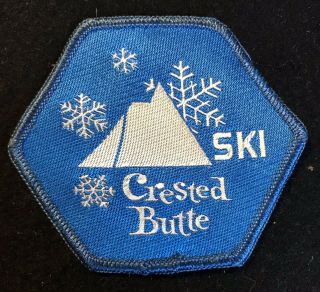 Crested Butte Vintage Skiing Ski Patch Colorado Resort Souvenir Travel Snowboard
