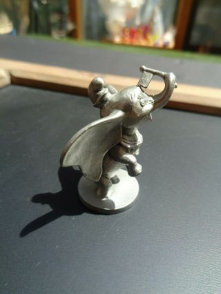 Vtg Schmid Walt Disney Dumbo Pewter Miniature Figure Flying Elephant 0102
