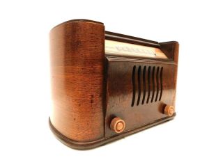 VINTAGE 1940s OLD BENDIX ART DECO MID CENTURY MODERN ANTIQUE WOOD TUBE RADIO 5