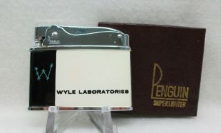 Vintage Wyle Laboratories Flat Advertising Lighter Xxxrare