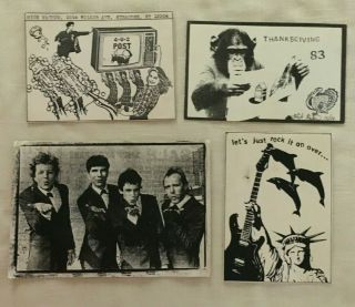 Mick Mather Mail Art 1983 Usa 4 - Postcards