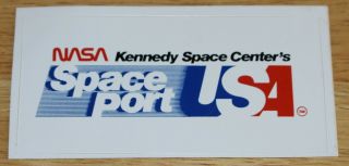 Old Nasa Kennedy Space Center Spaceport Usa Sticker