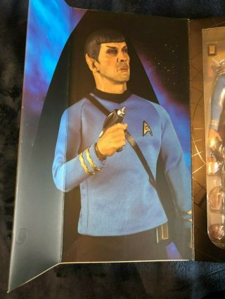 Qmx Master Series Star Trek Tos 1/6 Scale Spock 50th Anniversary