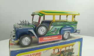Vintage Miniature Philippine Jeepney By Promite Souvenir Toy