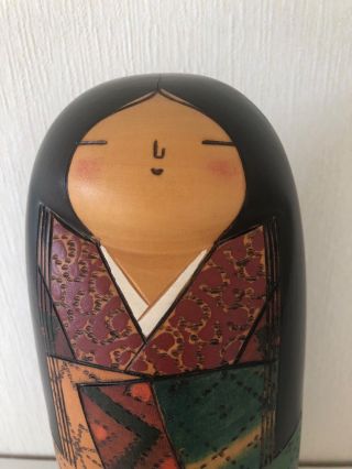 Japanese sosaku kokeshi doll by Kobayashi Inosuke 36 cm 14 inches w.  box 4