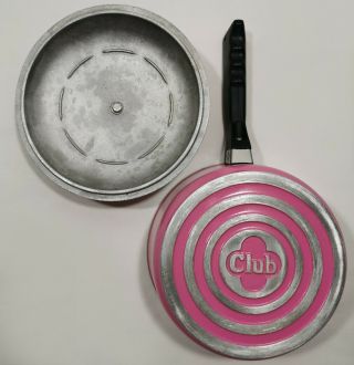Set of 3 Vintage Club Aluminum Pink 10 