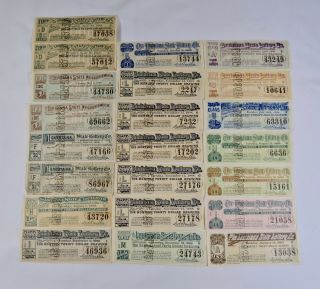 22 - The Louisiana State Lottery Co.  Tickets 1888 - 1890 Plus Drawing S