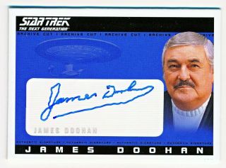 Star Trek Tng Complete Series 2 James Doohan Archive Cut Autograph Auto (39/50)
