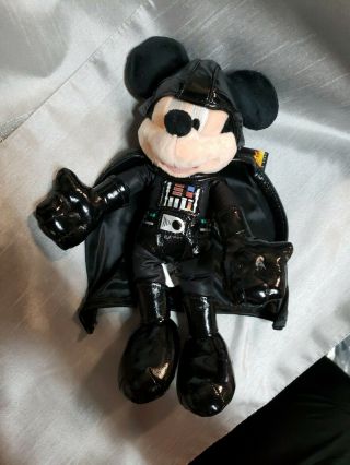 Mickey Mouse Darth Vader Star Wars Weekends 2005 Bean Bag Plush Toy