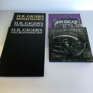 Hr Giger: Aliens,  Biomechanics,  Necronomicon 1 & 2,  Species & 25th Anniversary