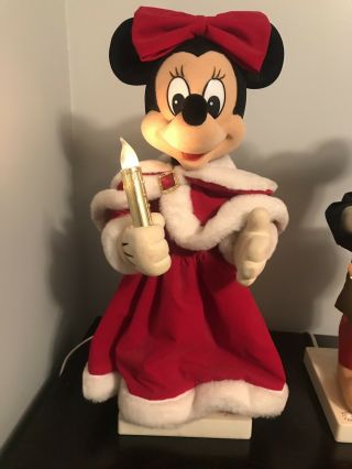 RARE Mickey And Minnie Mouse Disney Animated Christmas 5