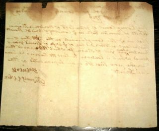 1719 WIFE SELLS ILLEGAL RUM Colonial AMERICAN Handwritten MANUSCRIPT Bristol MA 3