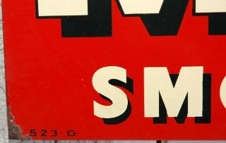 1920s / 1930s MODEL SMOKING PIPE / CIGARETTE / TOBACCO TIN METAL /SIGN 11