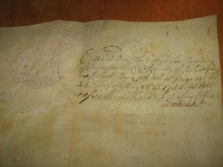 1753 vellum printed deed philadelphia hamilton signed Penn colonial document 3