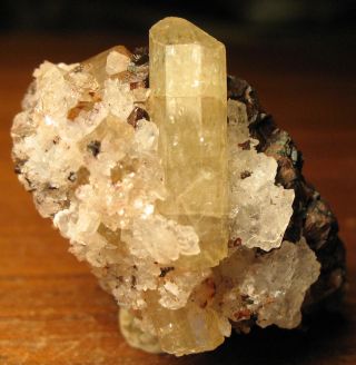 Apatite With Magnetite And Chalcedony From Durango,  Mexico