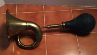 Ooga Horn Brass Large Size Made In India Large Rubber Bulb