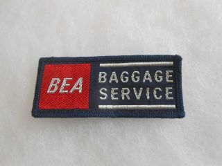 Bea Obsolete Airline Vintage Baggage Service Cloth Patch