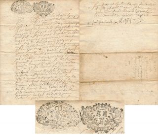 France - Auvergne 1724,  Scarce Complete Manuscript Document With Revenues.  B7