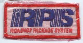 Roadway Package System Rps Driver/employee Patch 1 - 3/4 X 3 - 3/4