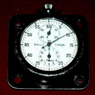 1960s MINERVA RALLY TIMER STOPWATCHES - RALLY Instruments in dash mounts,  Ads 3