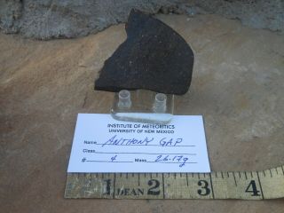 Anthony Gap,  N.  M.  meteorite.  L6 chondrite.  (C.  Agee,  UNM) 2