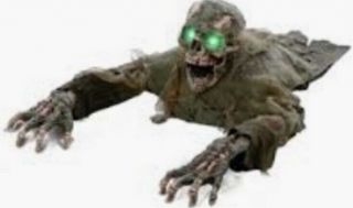 Animated Zombie Halloween Prop Clawing Corpse Seasonal Visions Svi