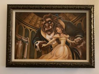 Disney Parks Exclusive Beauty And The Beast - Le Giclee By Darren Wilson